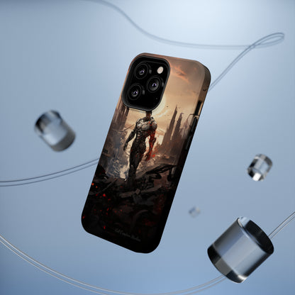 Introducing the "Cyber Guardian" Cell Phone Case – Embrace Futuristic Heroism -MagSafe Tough Cases