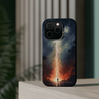 Introducing the "Thunderstrike" Cell Phone Case – Feel the Pulse of the Storm -MagSafe Tough Cases