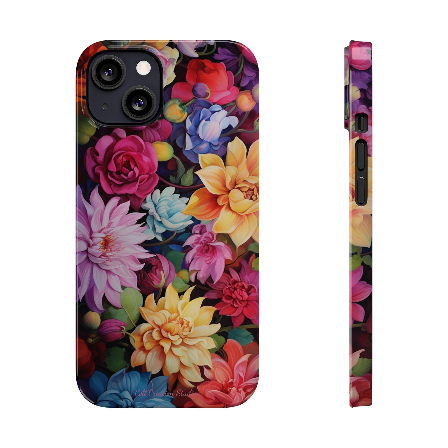 Introducing the "Blossom Beauty" Cell Phone Case – Elevate Your Style with Floral Charm -Slim Phone Cases