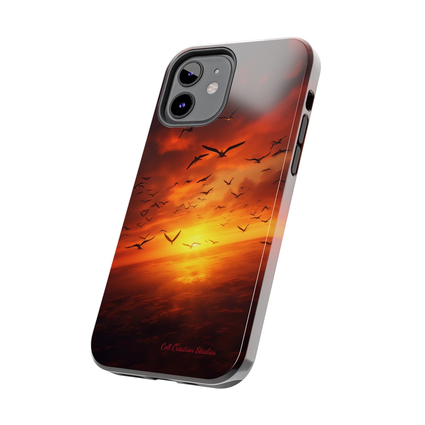 Introducing the "Sunset Soar" Cell Phone Case – Embrace Freedom and Beauty -Tough Phone Cases