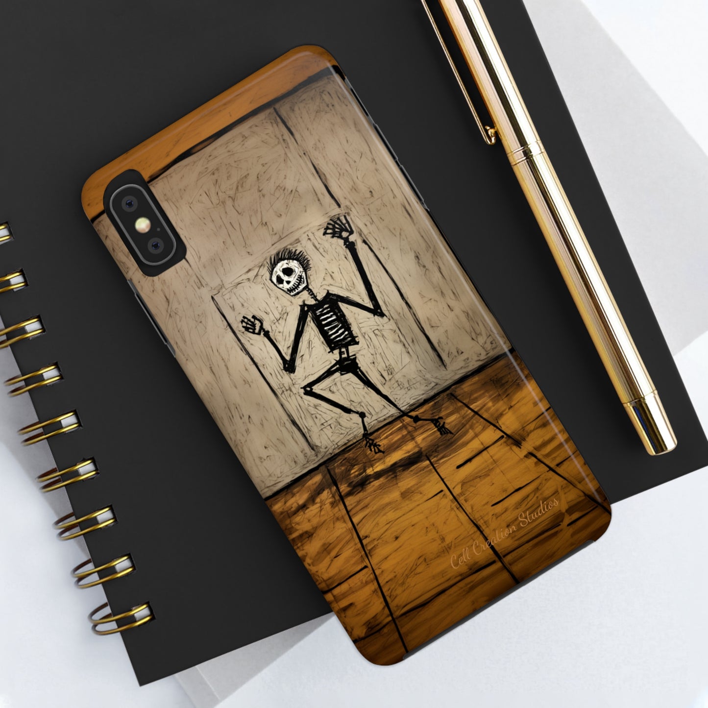 "Groovy Bones Skeleton" -Tough iPhone Cases