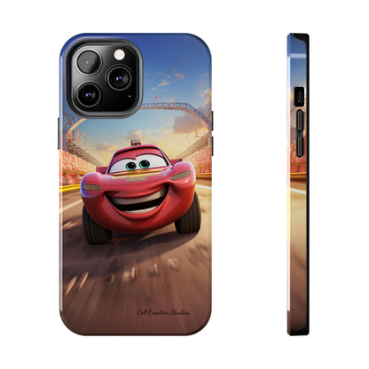 The "Smiling Red Racer" Phone Case -Tough Phone Cases