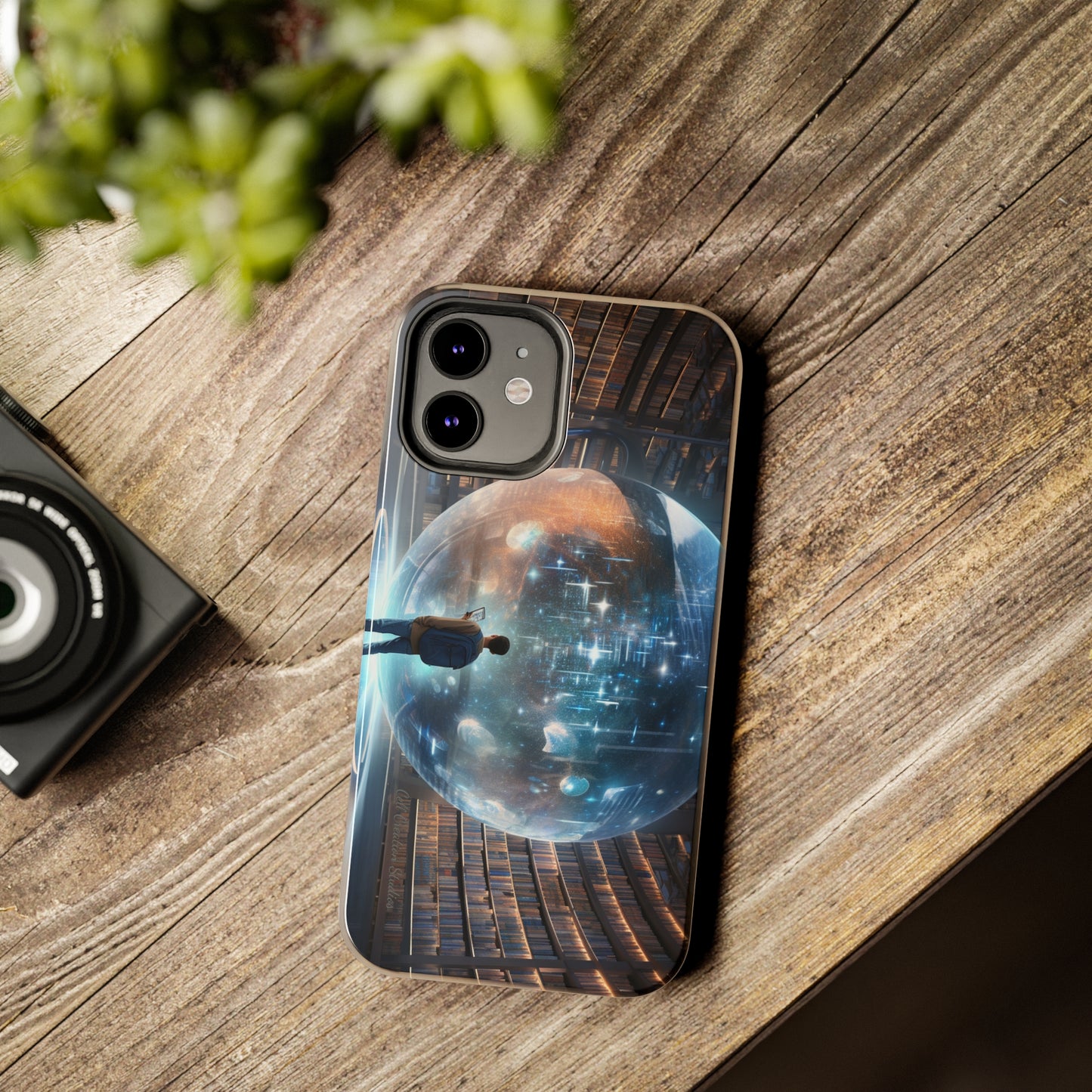 Introducing the "Library Luminary" Cell Phone Case – Where Knowledge Meets Mystery -Tough Phone Cases