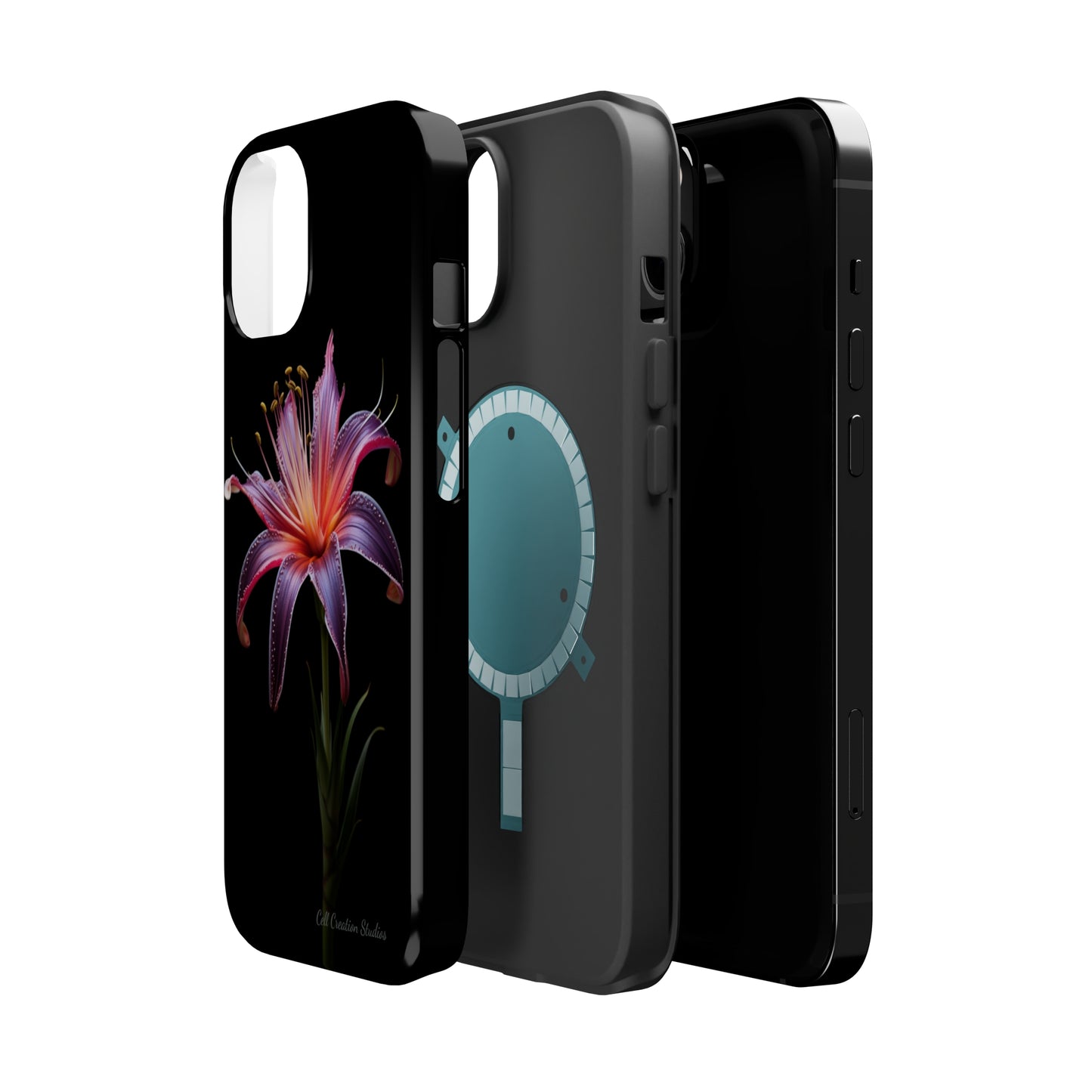 "Vibrant Purple Lily" Phone Case -MagSafe Tough Cases