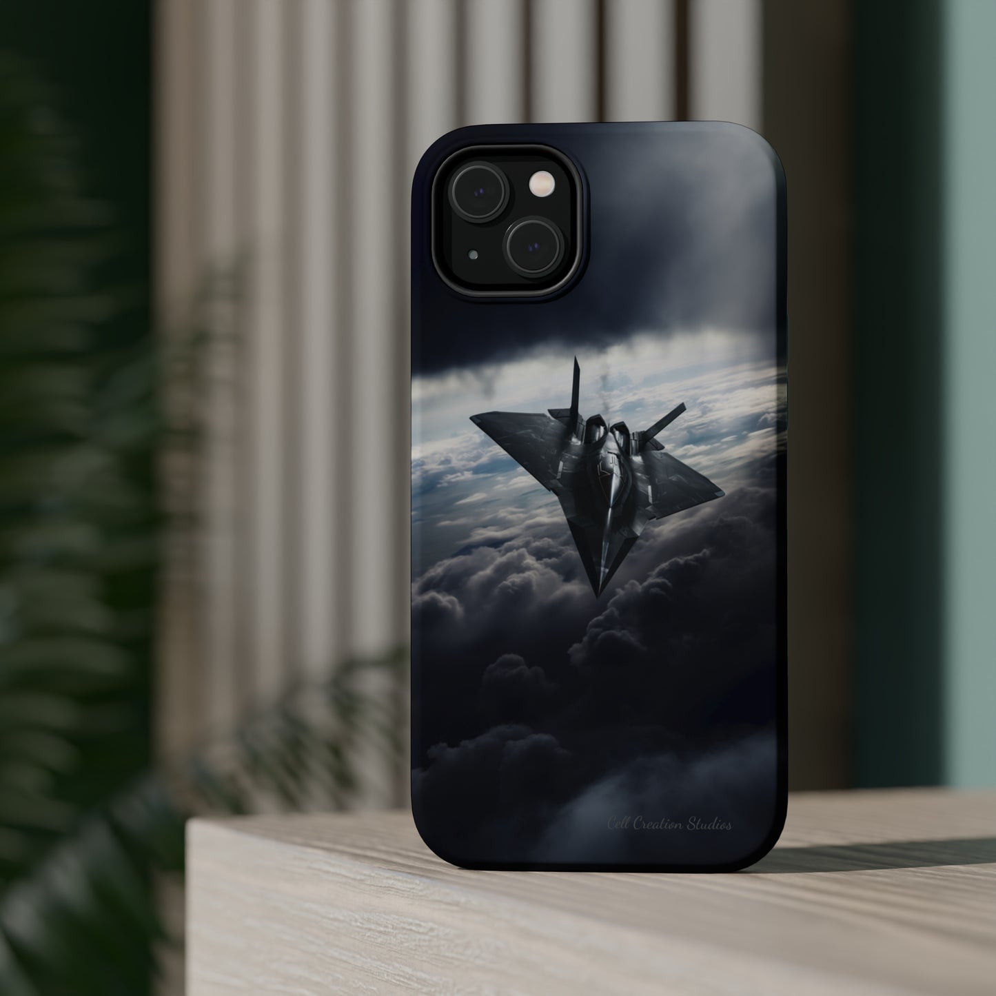 "Stealth Fighter Sky Guardian" Phone Case -MagSafe Tough Cases