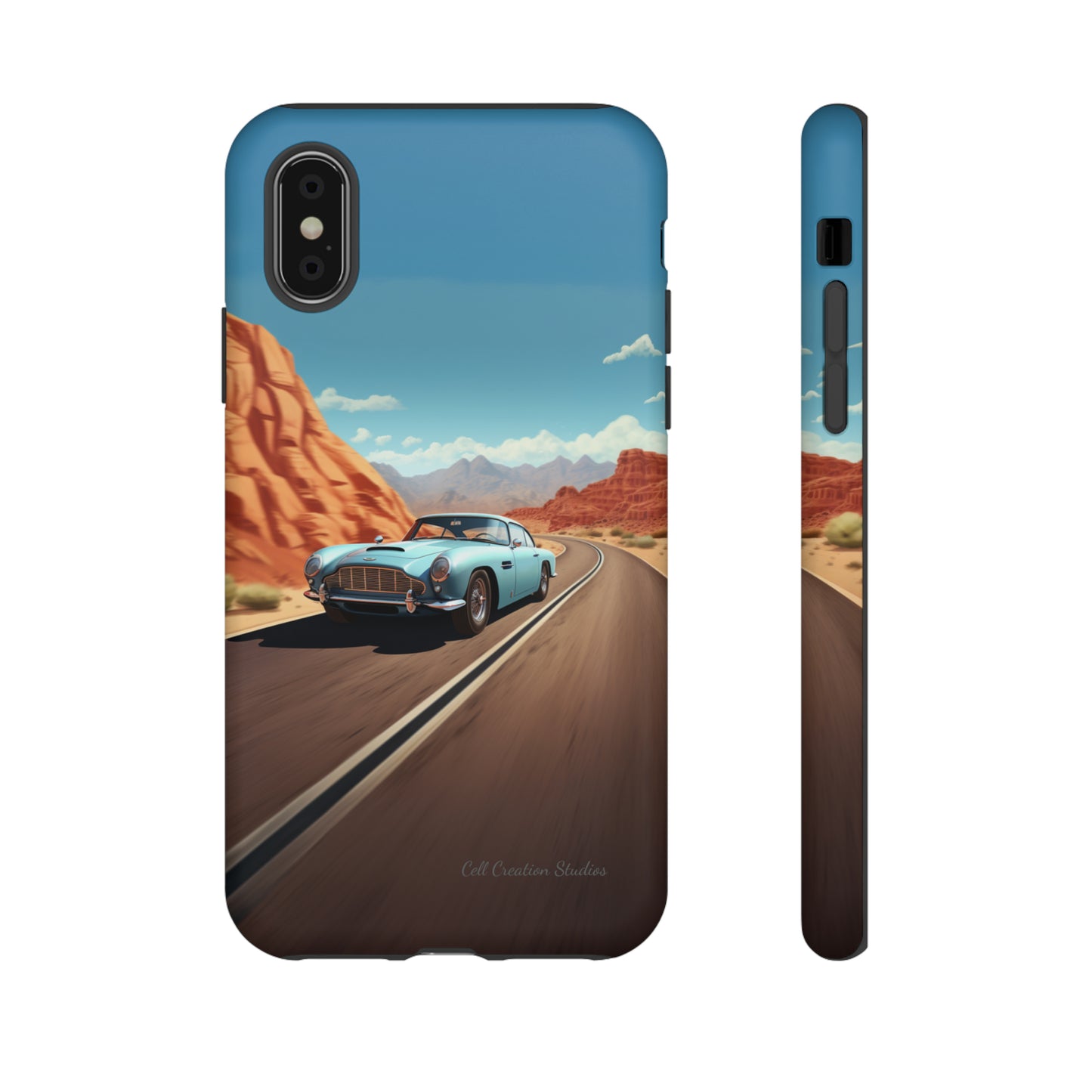 "Silver Racing Legend" -Tough iPhone Cases