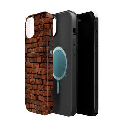 Introducing our "Urban Brick Wall" Cell Phone Case – the perfect blend of urban style and device protection -MagSafe Tough Cases