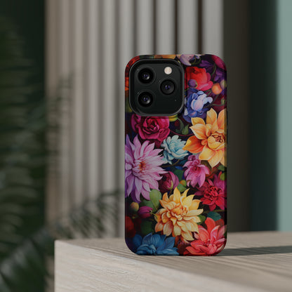 Introducing the "Blossom Beauty" Cell Phone Case – Elevate Your Style with Floral Charm -MagSafe Tough Cases