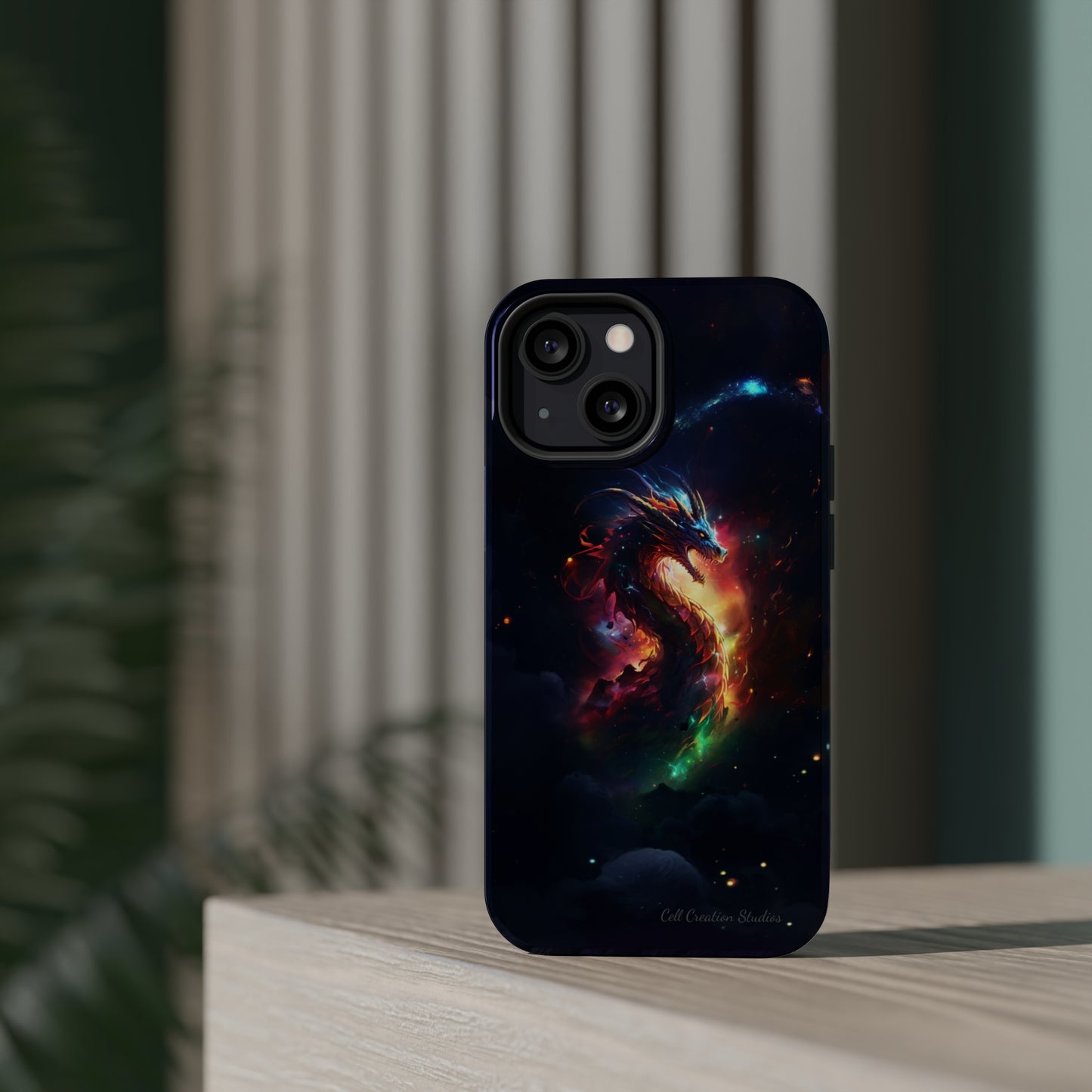 "Cosmic Dragon Unleashed" -MagSafe Tough iPhone Cases