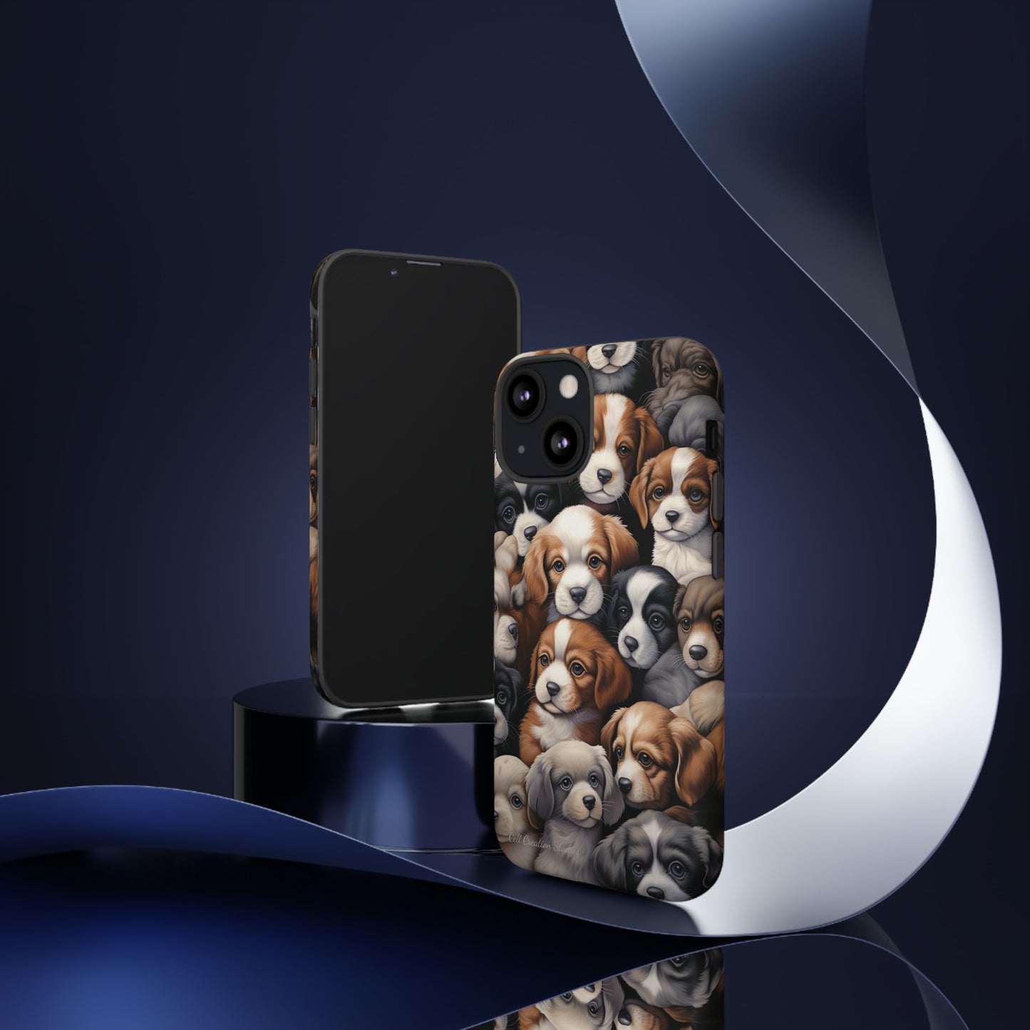 "Puppy Pile" Cuddles Phone Case -Tough Cases