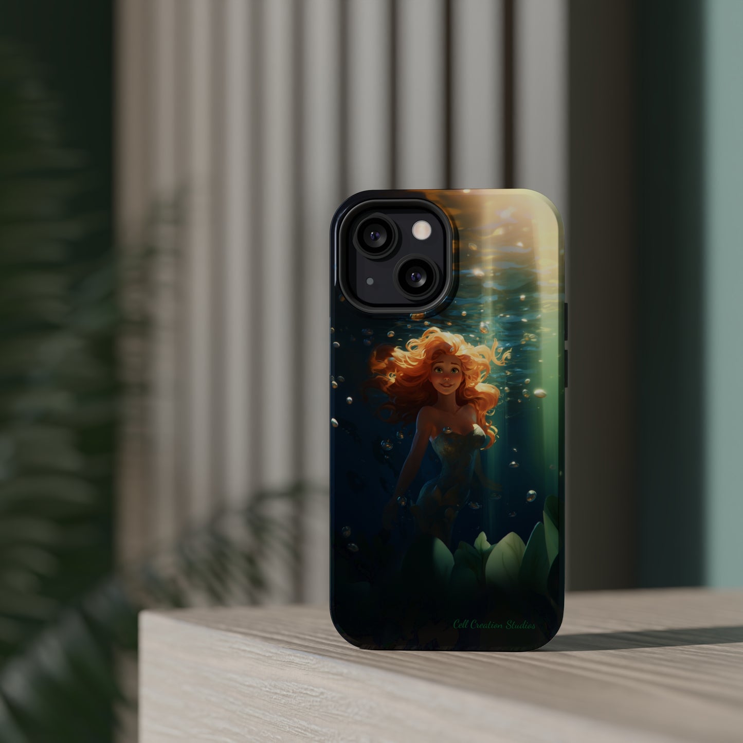 Dive into Enchantment with Our "Ariel Little Mermaid" Phone Case -MagSafe Tough Cases