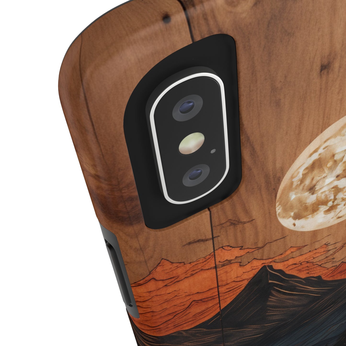 "Elevate Your Style with the Mountain Moonlight Phone Case" -Tough Phone Cases