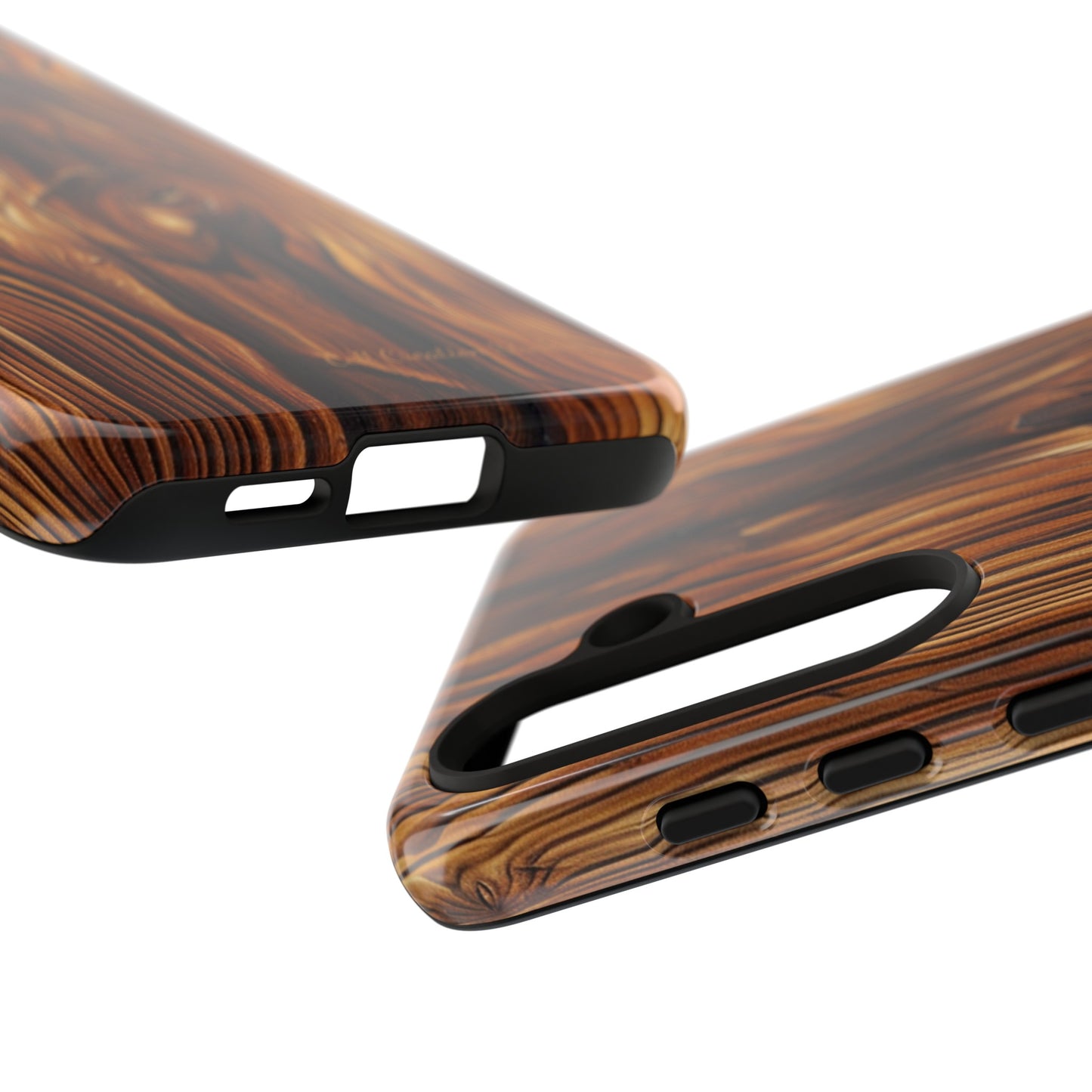 "Wood Grain Elegance" Tough Samsung Galaxy Cases