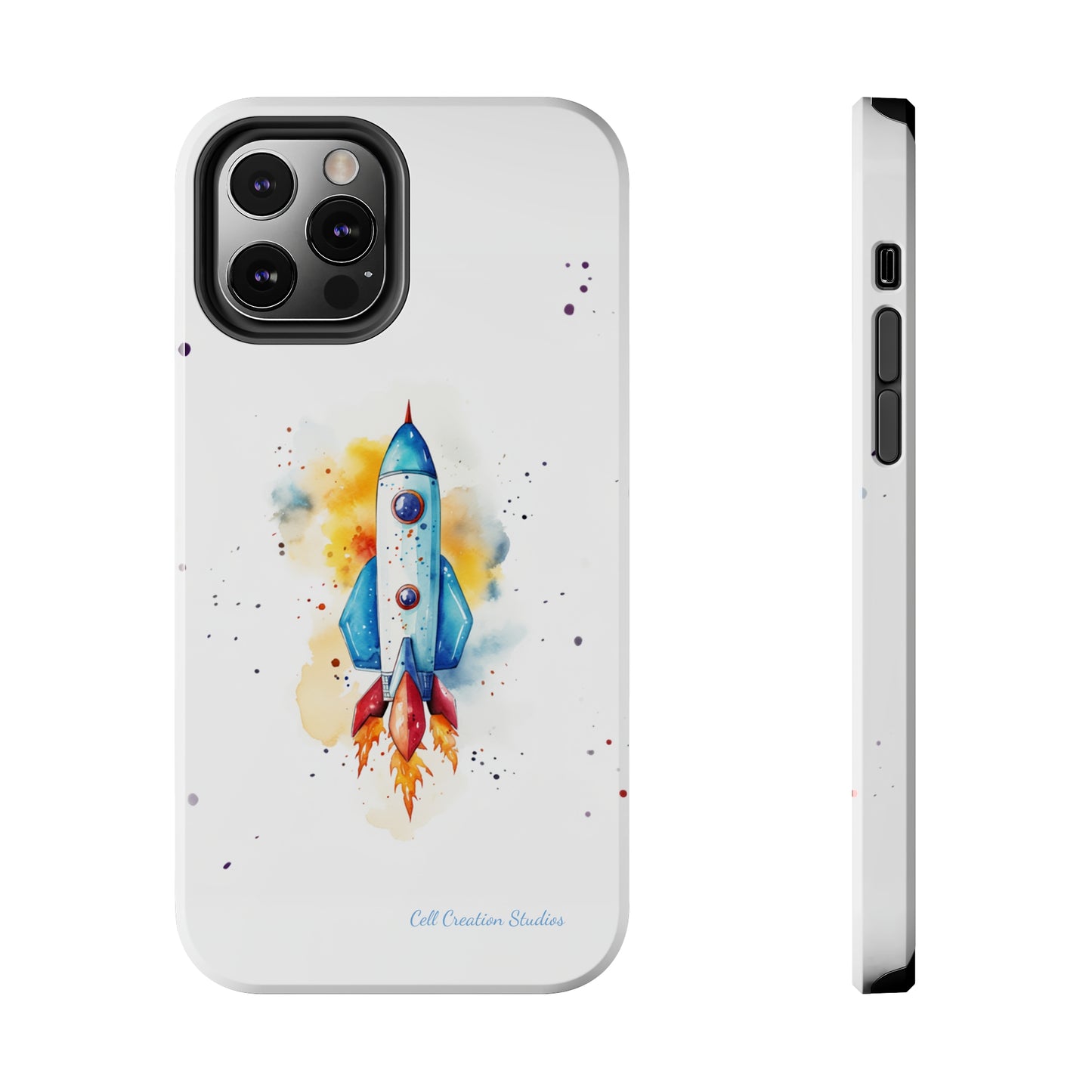 Introducing our "Cosmic Rocket" Cell Phone Case – Where Style Meets Adventure -Tough Phone Cases