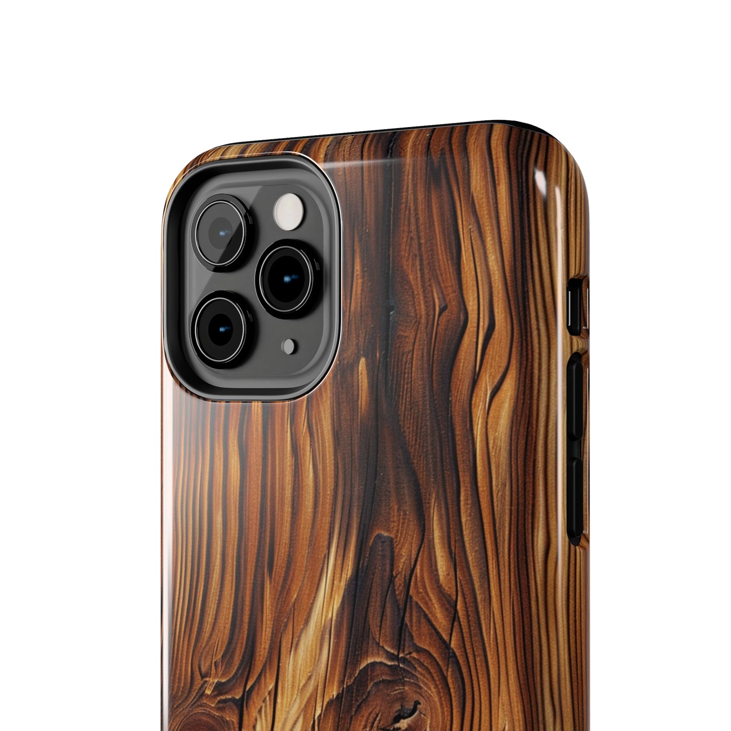 "Wood Grain Elegance" -Tough iPhone Cases