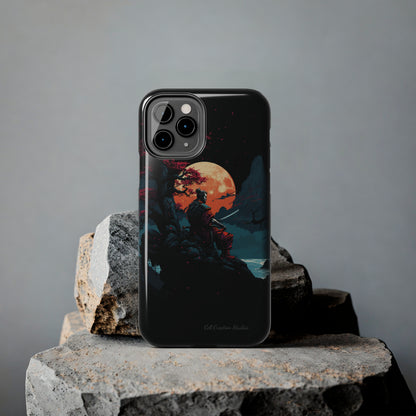 Introducing the "Moonlit Samurai Serenity" Cell Phone Case – Embrace Elegance and Strength -Tough Phone Cases