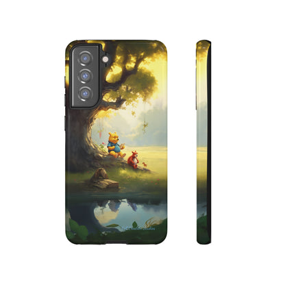 Introducing the "Winnie-The-Pooh Storytime" Cell Phone Case – A Nostalgic Journey with Friends -Tough Cases