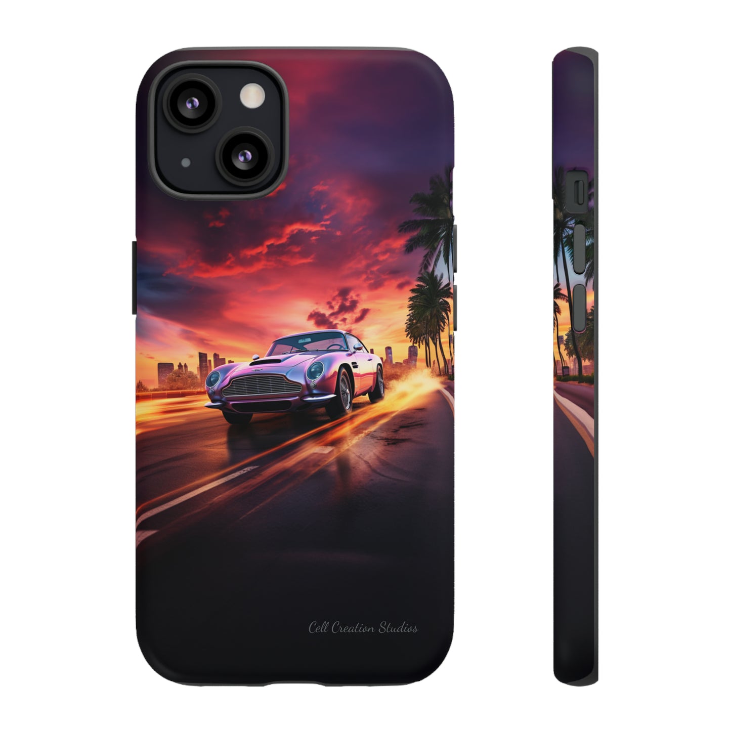 "Silver Aston Martin Racing" -Tough iPhone Cases