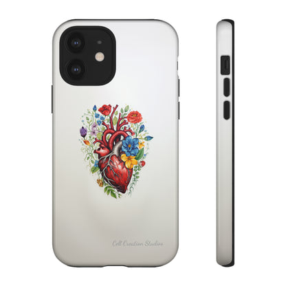 "Floral Heart Harmony" -Tough iPhone Cases