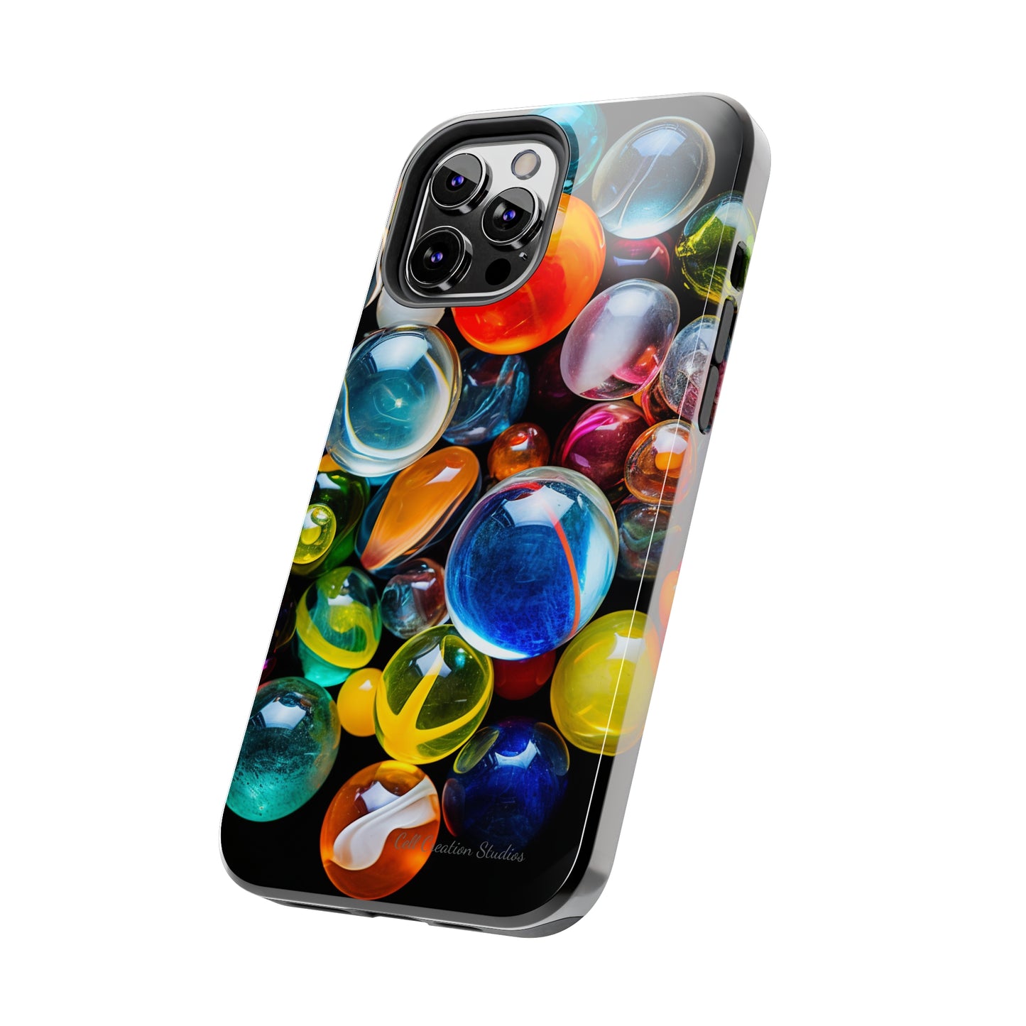 Introducing the "Vibrant Marbles Mosaic" Cell Phone Case – Carry a Kaleidoscope of Colors! -Tough Phone Cases