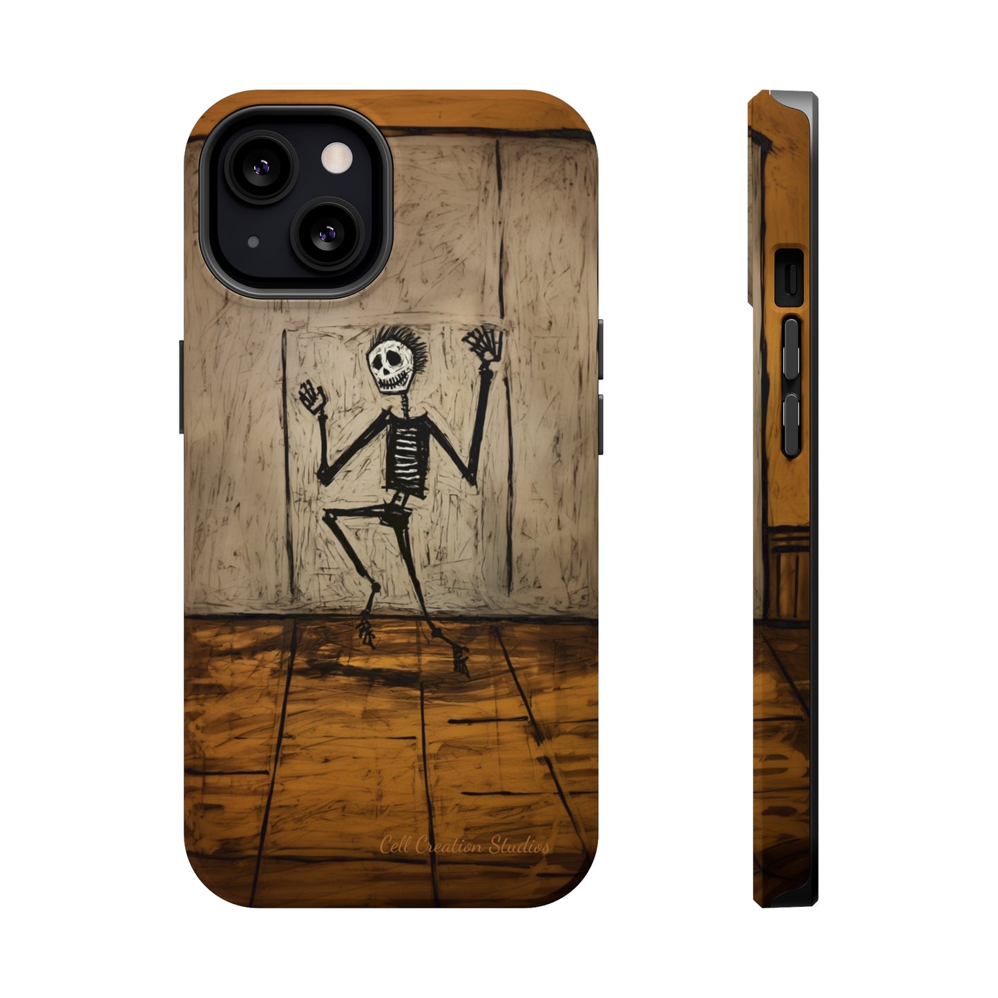 "Groovy Bones Skeleton" -MagSafe Tough iPhone Cases