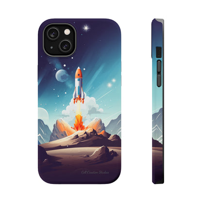 Introducing our "Galactic Odyssey" Cell Phone Case – Launch Your Device into Adventure -MagSafe Tough Cases