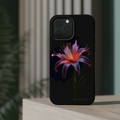 "Vibrant Purple Lily" Phone Case -MagSafe Tough Cases