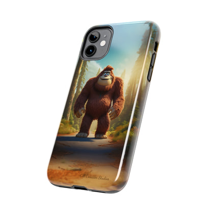 The "Trail Trekker" Bigfoot Cartoon Phone Case -Tough Phone Cases