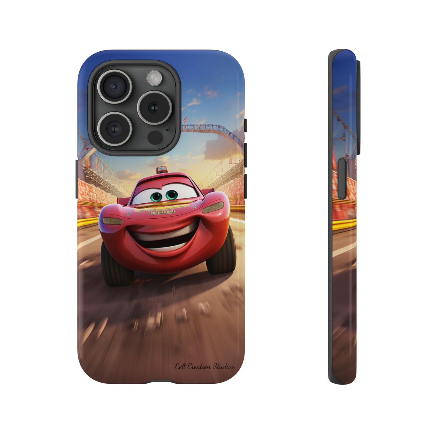 The "Smiling Red Racer" Phone Case -Tough Cases