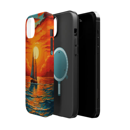 "Sailboat Sunset" - MagSafe Tough iPhone Cases