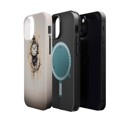 Introducing the "Elegant Clockwork" Cell Phone Case – Embrace Timekeeping with Style and Grace -MagSafe Tough Cases