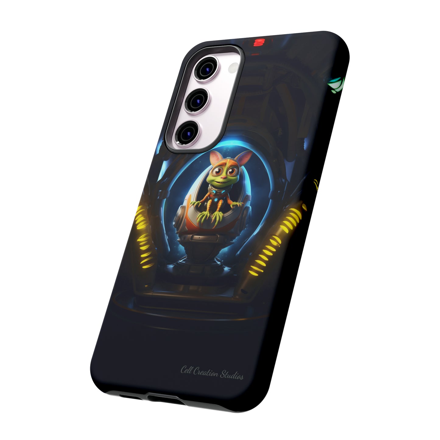 The "Galactic Explorer Alien Spaceship" Phone Case -Tough Cases