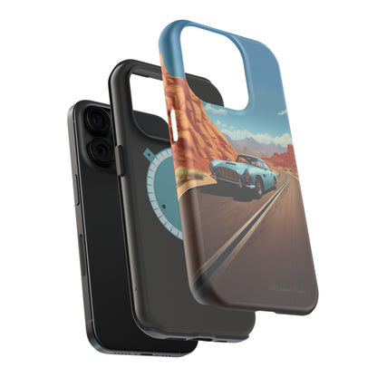 "Silver Racing Legend" -MagSafe Tough iPhone Cases