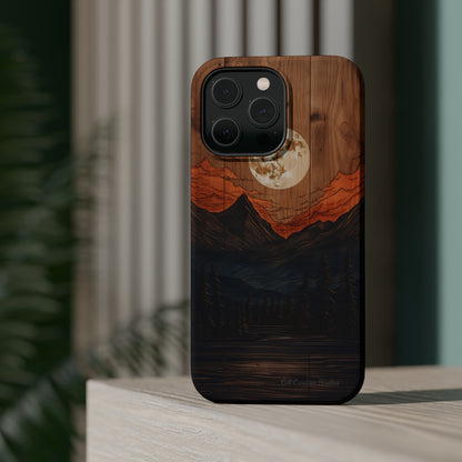 "Elevate Your Style with the Mountain Moonlight Phone Case" -MagSafe Tough Cases