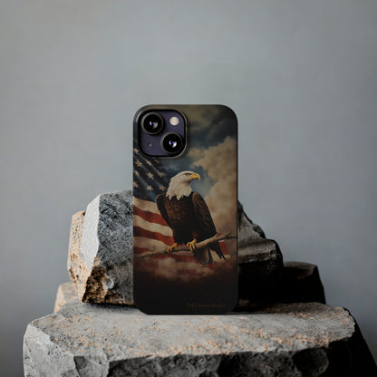 Introducing the "Eagle's Majesty" Cell Phone Case – Soar with American Pride -Slim Phone Cases