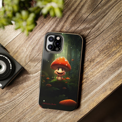 Introducing the "Cheerful Smiling Mushroom" Cell Phone Case – Spread Joy with Every Glance -Tough Phone Cases