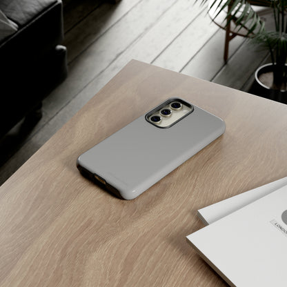 "Sleek Silver Essence" -Tough Samsung Phone Cases