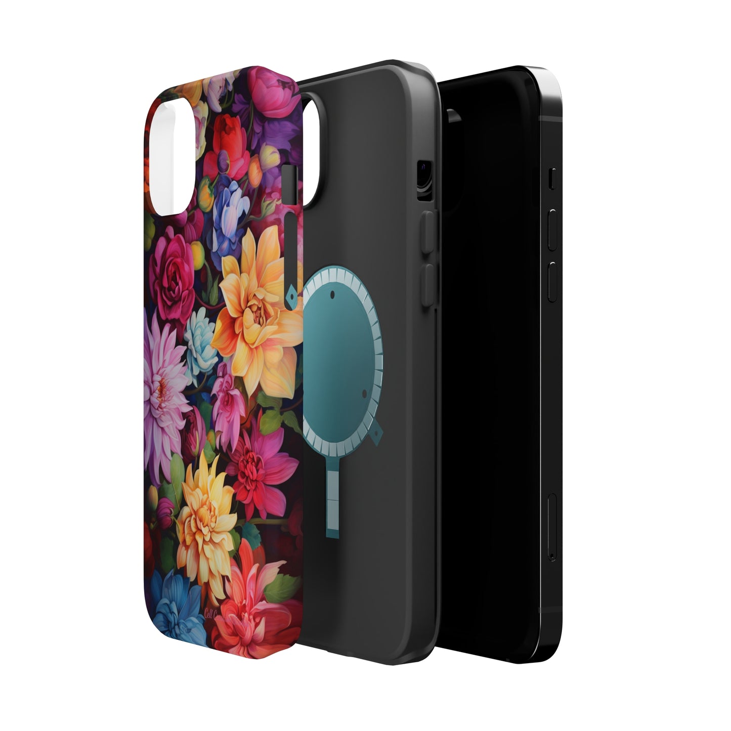 Introducing the "Blossom Beauty" Cell Phone Case – Elevate Your Style with Floral Charm -MagSafe Tough Cases