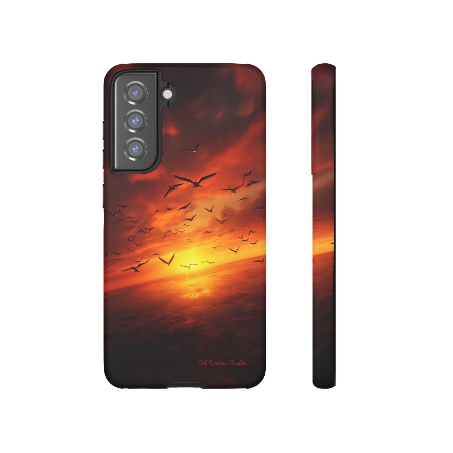 Introducing the "Sunset Soar" Cell Phone Case – Embrace Freedom and Beauty -Tough Cases