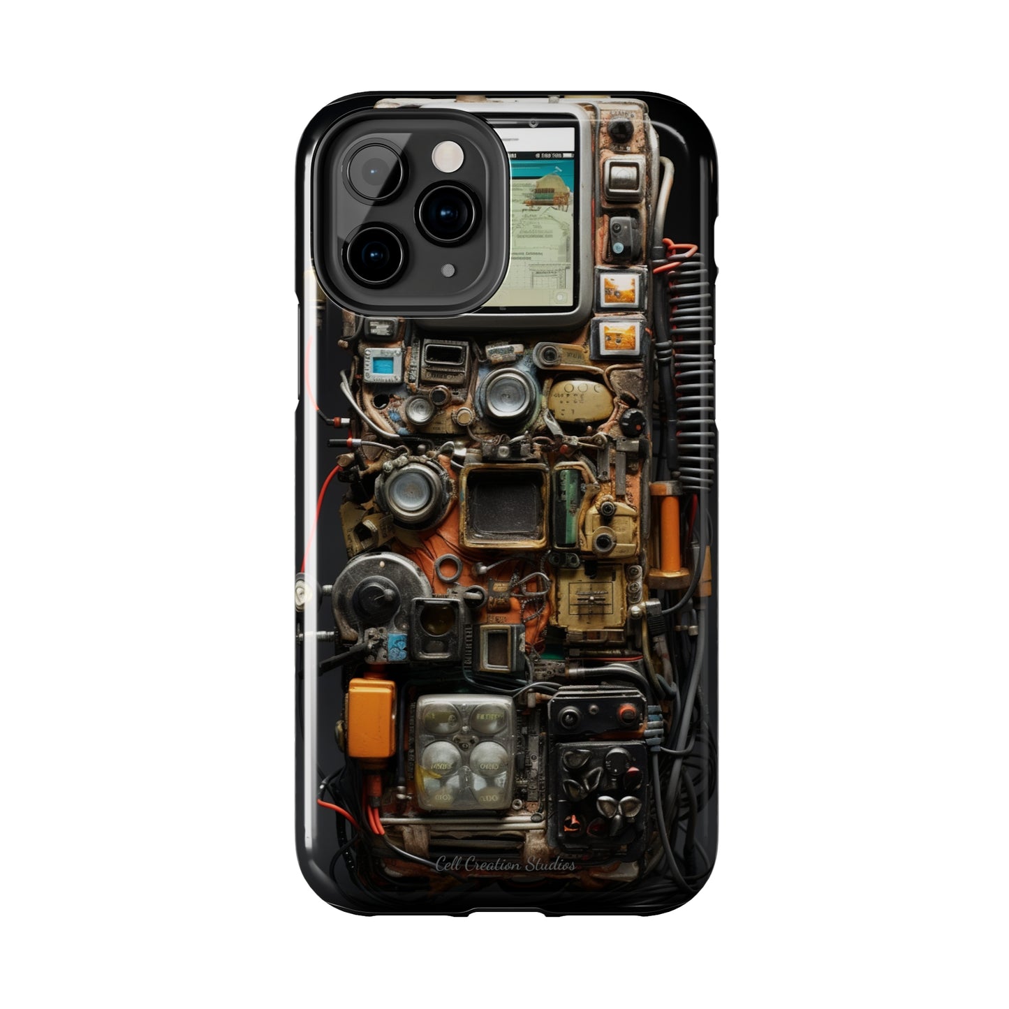 Introducing the "Tech Insight" Cell Phone Case – Explore Inner Workings with Transparent Design -Tough Phone Cases