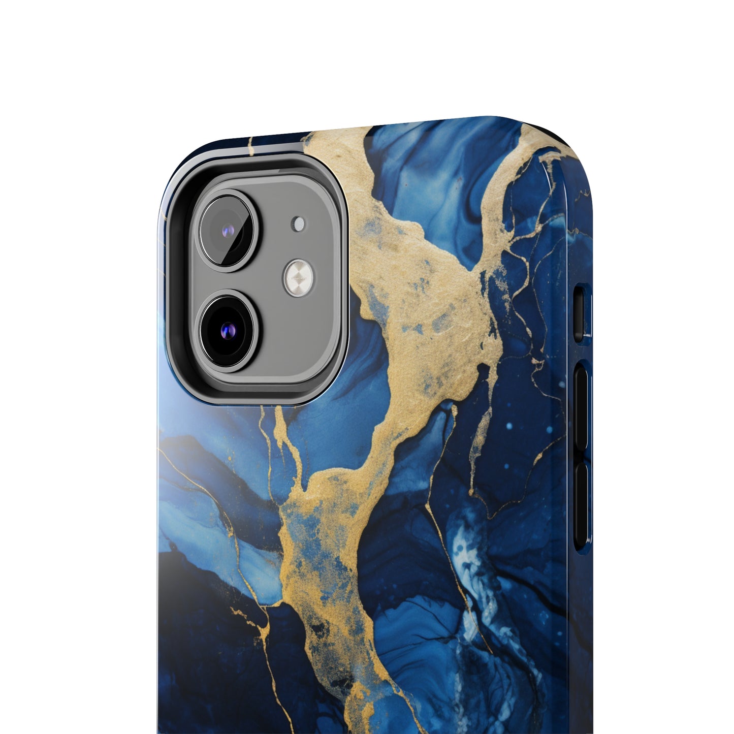 "Azure Elegance Marble" -Tough iPhone Cases