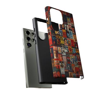 Introducing the "Vintage Movie Poster Collage" Cell Phone Case – Timeless Hollywood Charm -Tough Cases