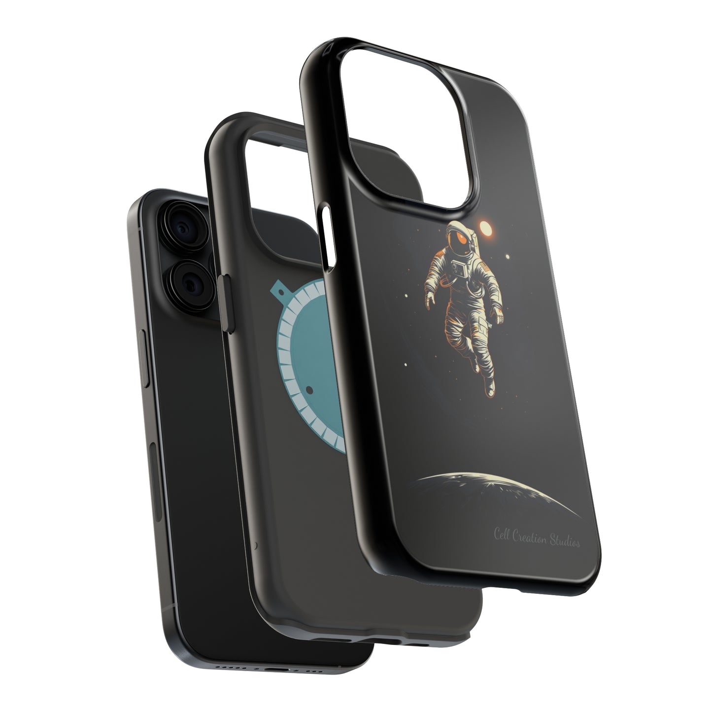 "Cosmic Explorer Astronaut" -MagSafe Tough iPhone Cases