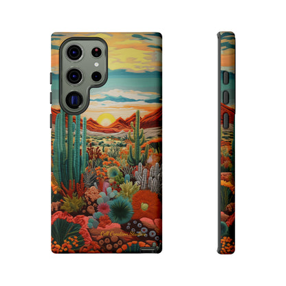 "Desert Bloom Embroidery" -Tough Samsung Cases