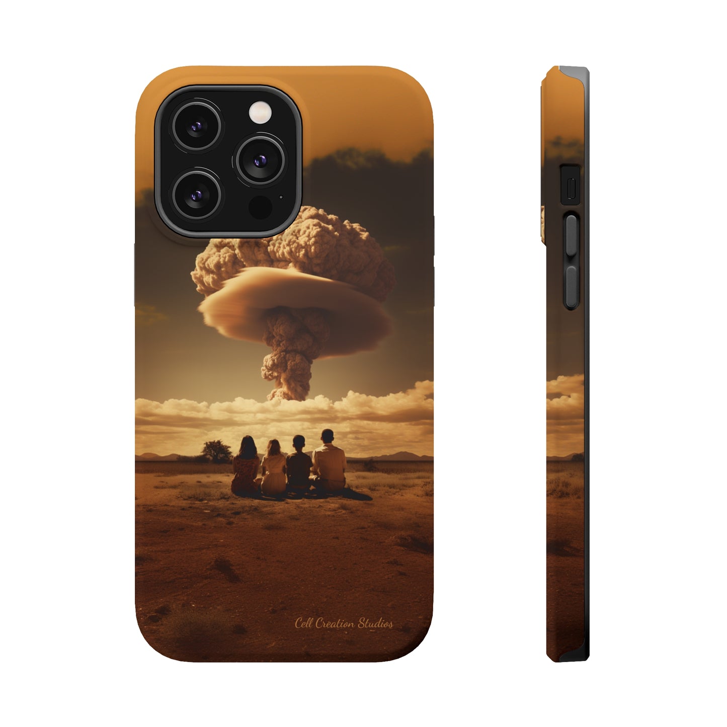 Introducing our "Skywatchers" Cell Phone Case - A Thought-Provoking Design -MagSafe Tough Cases