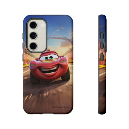 The "Smiling Red Racer" Phone Case -Tough Cases