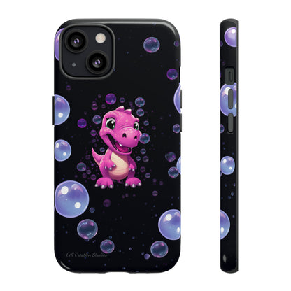 "Dino Glam" Glitter Dinosaur Phone Case -Tough Cases