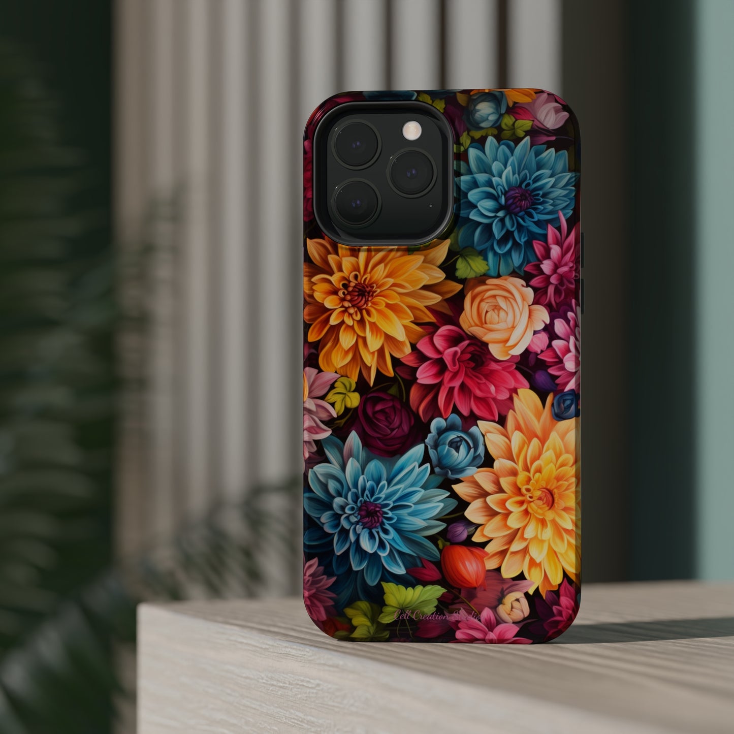 Introducing the "Floral Harmony" Cell Phone Case – Elevate Your Style with Nature's Grace -MagSafe Tough Cases