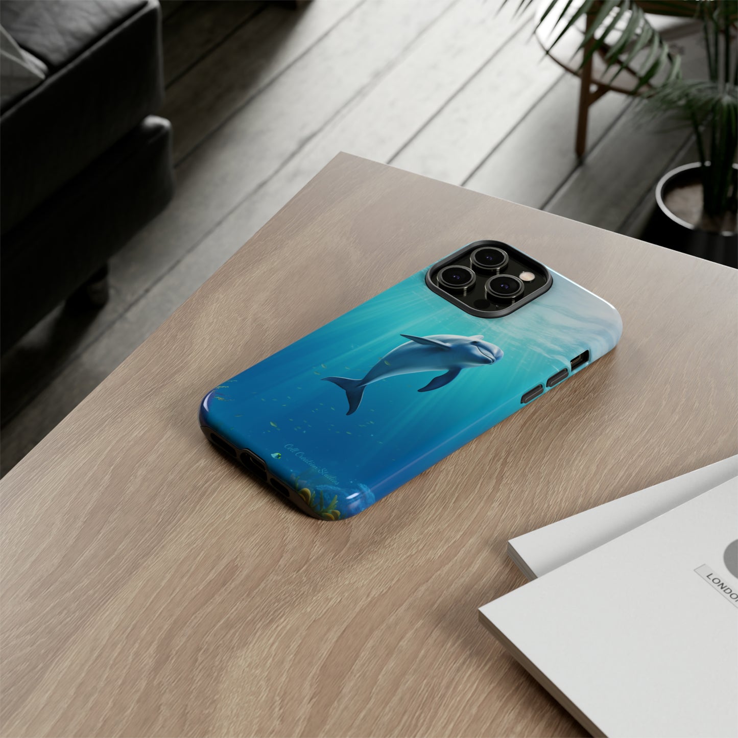 The "Dolphin Serenity" -Tough iPhone Cases