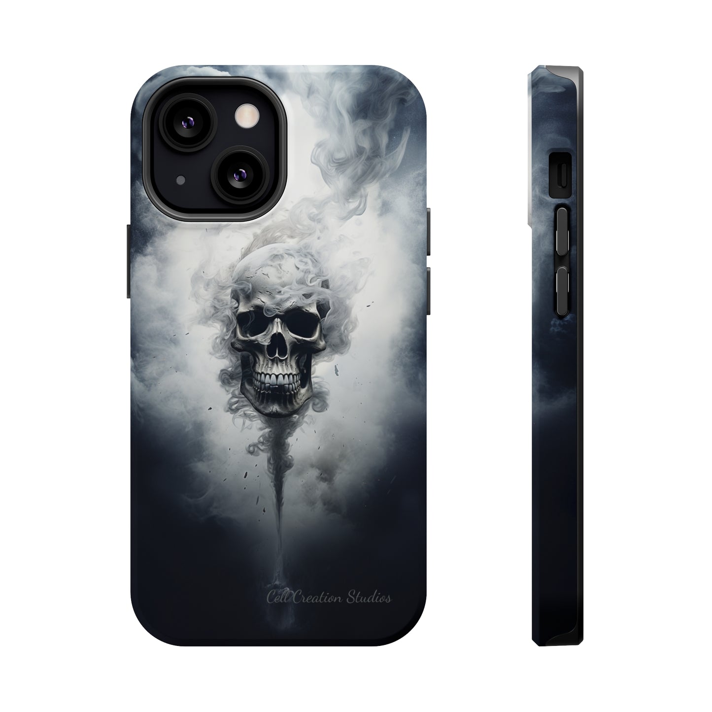 "Mystic Smoke Skull" -MagSafe Tough iPhone Cases